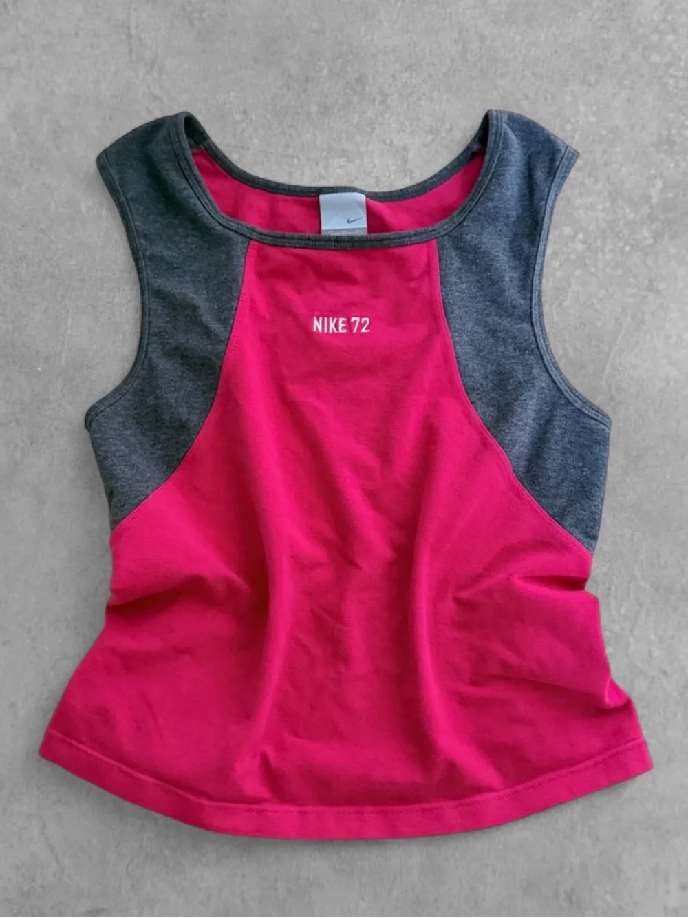 Nike 72 Pink & Charcoal Sleeveless Tank